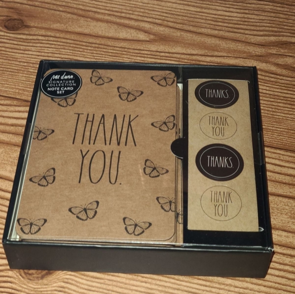 Rae Dunn THANK YOU Note Card Set